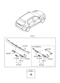 92501H2200-LAMP ASSY, LICENSE PLATE