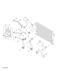 30075263-Pipe assy-eng to rad