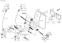 836404A500CH-HANDLE ASSY-DR I/S LH