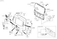 817504H001KD-PANEL ASSY-TAIL GATE TRIM
