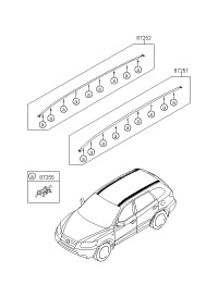 872902B000-BAR-CROSS ROOF RACK