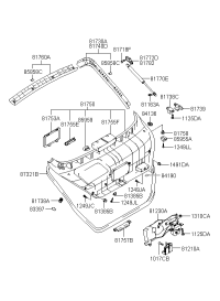 812302C000-LATCH ASSY-TAIL GATE