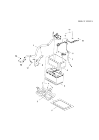 90765614-Battery cable