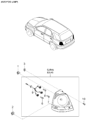 924023E010-LAMP ASSY-RR COMBI,RH