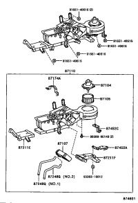 8710436340-Motor sub-assy, heater blower