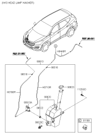 98520A5000-LEVEL SWITCH-WINDSHIELD WASHER