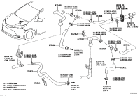 872450E510-HOSE, HEATER WATER, INLET A