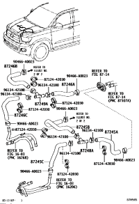 8724808030-PIPE, HEATER WATER INLET, A