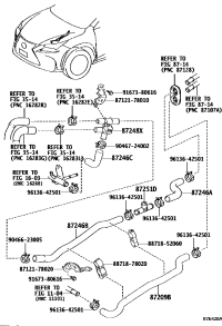 8724578020-HOSE, HEATER WATER, INLET B