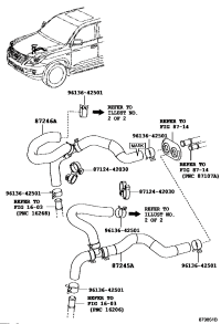 8720960C10-HOSE, HEATER WATER, INLET B