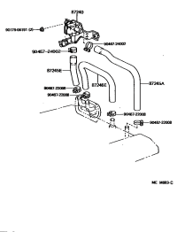 8724050010-VALVE ASSY, HEATER WATER