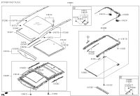 81611D9000-GLASS ASSY. ROOF