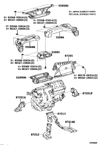 5508402040-DUCT SUB-ASSY, HEATER TO REGISTER, NO.1