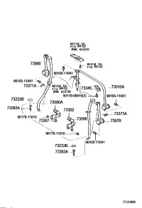 7337144020A1-HANGER REAR SEAT SHOULDER BELT