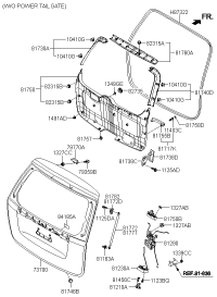 812304D100-POWER LATCH ASSY-PWR T/GATE