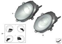 63118737593-Technology headlamp LED lh