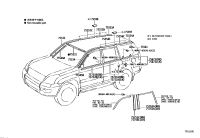 7566060050-MOULDING, QUARTER BELT, RH