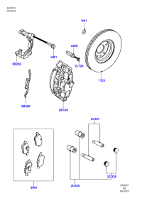 7G912C375CA-BRAKE DISC LR/RR SPORT/L320