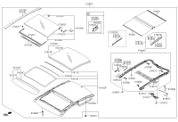 816003R501GVF-PANORAMA ROOF ASSY