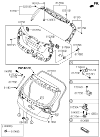 817302W000NBC-TRIM ASSY-TAIL GATE SIDE LH