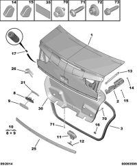 8701CW-LID,TRUNK