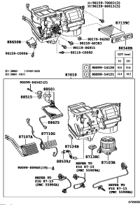 871030D171-MOTOR SUB-ASSY, BLOWER W/FAN