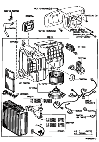 8710350010-MOTOR SUB-ASSY, BLOWER W/FAN