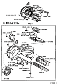 8710328090-MOTOR SUB-ASSY, BLOWER W/FAN(FOR REAR)