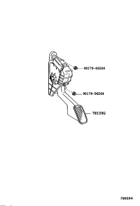 7812060350-ROD ASSY, ACCELERATOR PEDAL