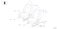 87050JE25A-Seat assy-front, lh