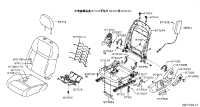 87050DF35A-Seat assy-front, lh