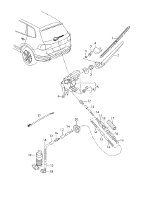 7P6955711B-Motor, wiper