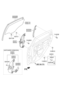 8263022001WK-HANDLE ASSY-DR WDO REG
