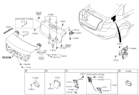 81754B1000RRY-HDL-TRUNK LID PULL