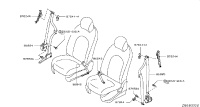 86843EW01B-BELT ASSY-FRONT
