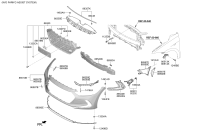 86350F0540-GRILLE ASSY-RADIATOR