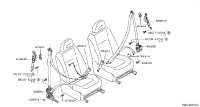 868423UZ0A-BELT ASSY-FRONT