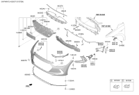 86523F0600-Cover-fr fog lamp