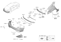 86612Q8000-COVER, RR BUMPER