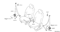 868421YP0A-BELT ASSY-BUCKLE,FRONT SEAT