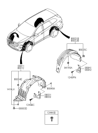 86812B8500-GUARDASSY-FRONTWHE