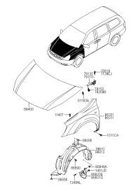 663114D030-PANEL-FENDER LH
