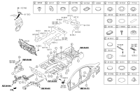 841204Q000-PAD ASSY-ISOLATION DASH PANEL