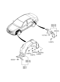 868110R500-Guard assy-front wheel, lh