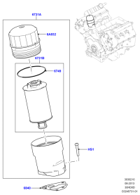 LR010722-CARTRIDGE,OIL FILTER