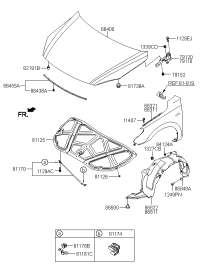 663111Z000-Panel-fender, lh