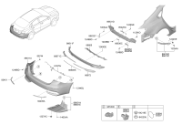 86611Q8000-COVER-RR BUMPER