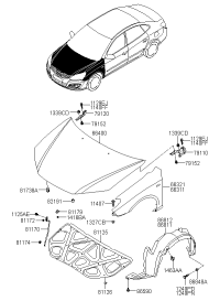 663110Q010-Panel-fender, lh
