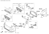 86530E5000-RAIL ASSY-FR BUMPER