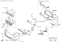 86350C3630-GRILLE ASSY-RADIATOR